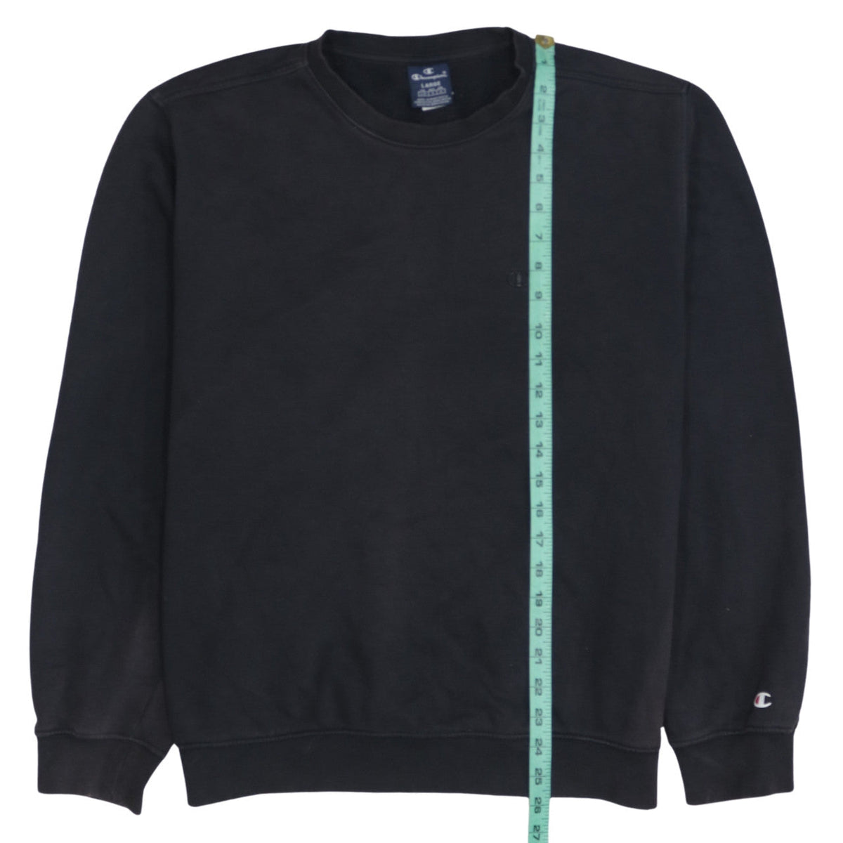 Mens UK Size L Champion Black Pullover Sweatshirt