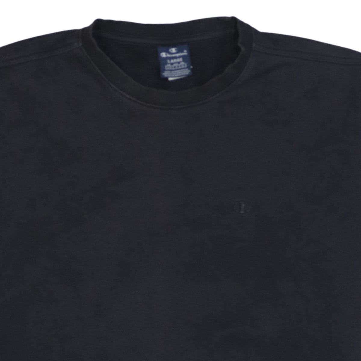 Mens UK Size L Champion Black Pullover Sweatshirt