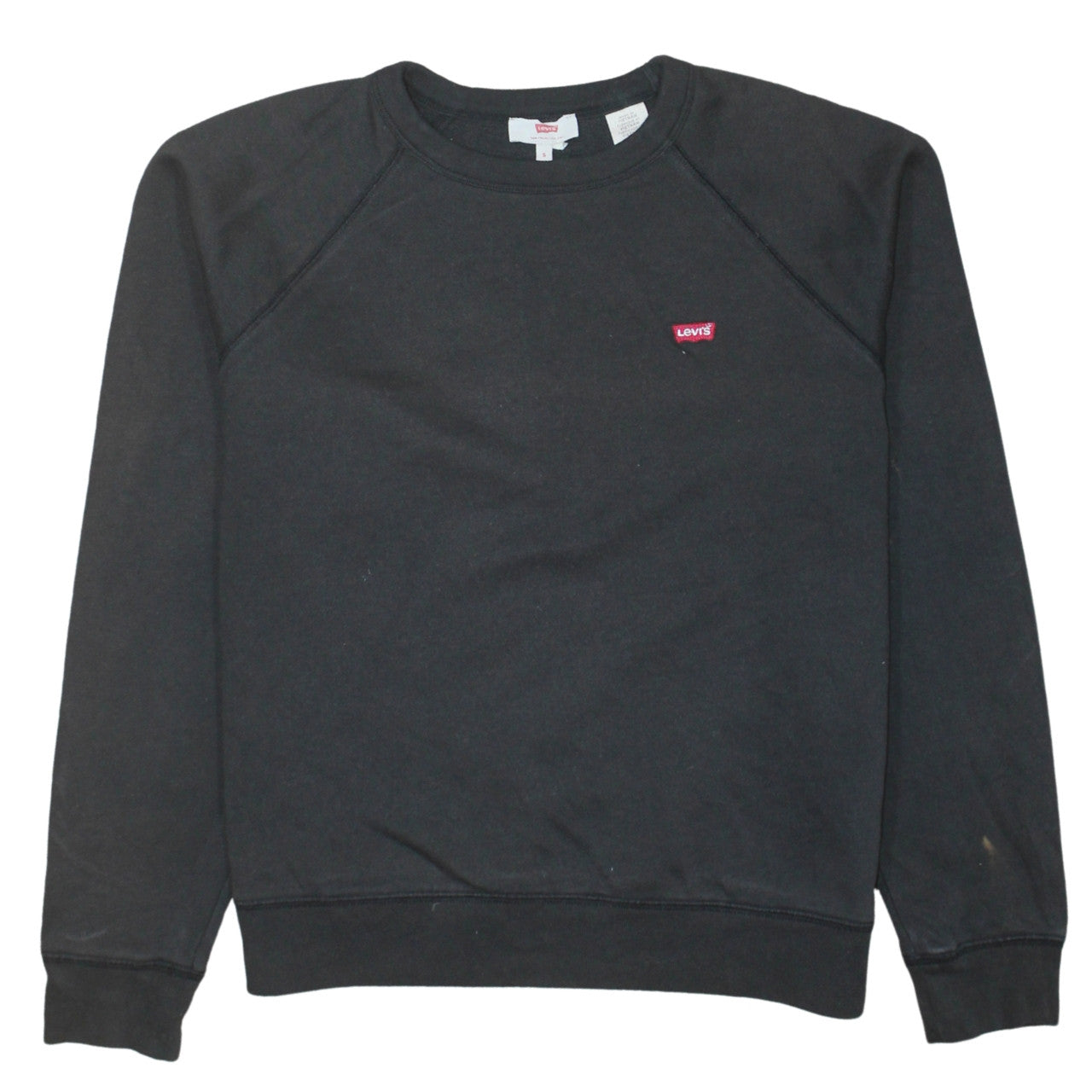 Womens UK Size S Levi's Black Pullover Sweatshirt