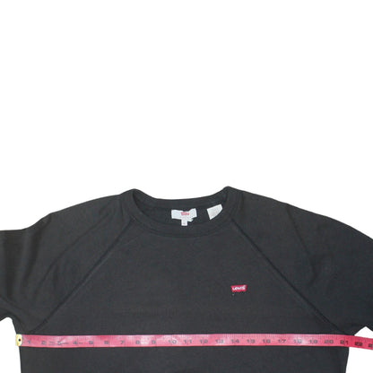 Womens UK Size S Levi's Black Pullover Sweatshirt