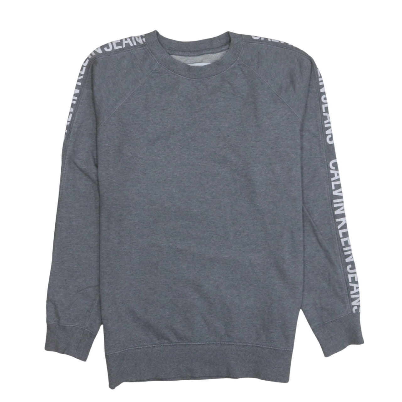Mens UK Size M Calvin Klein Jeans Grey Pullover Sweatshirt