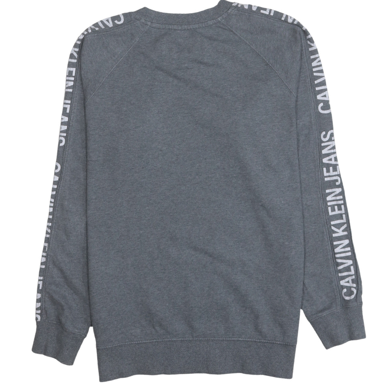 Mens UK Size M Calvin Klein Jeans Grey Pullover Sweatshirt