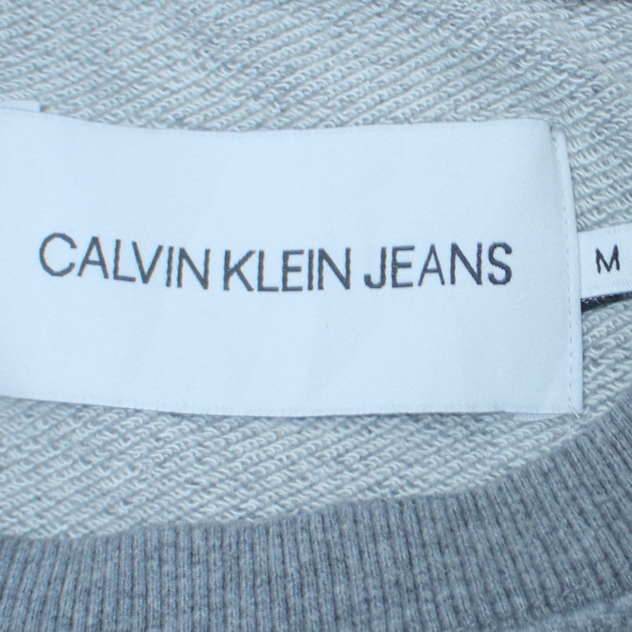 Mens UK Size M Calvin Klein Jeans Grey Pullover Sweatshirt