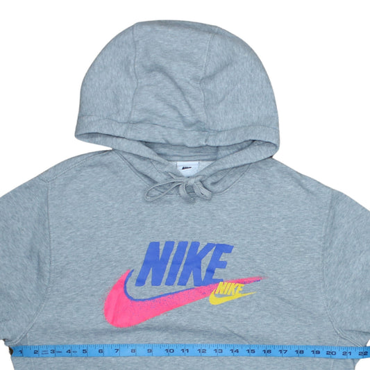 Womens UK Size S Nike Grey Pullover Hoodie