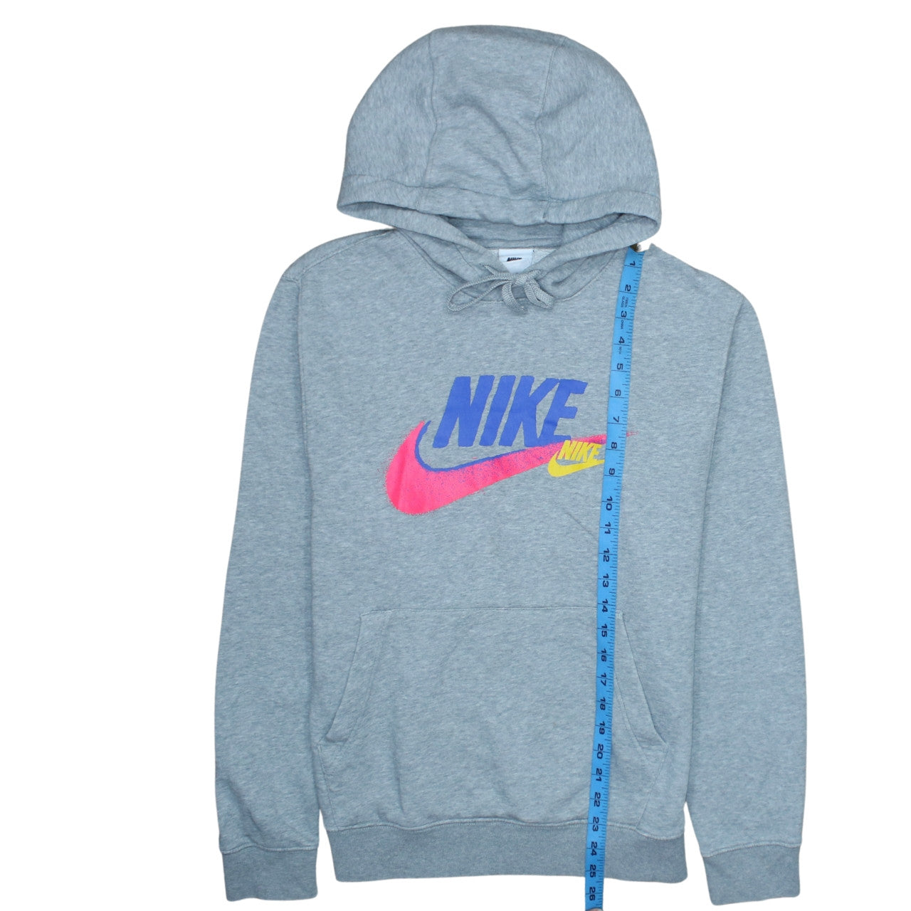 Womens UK Size S Nike Grey Pullover Hoodie