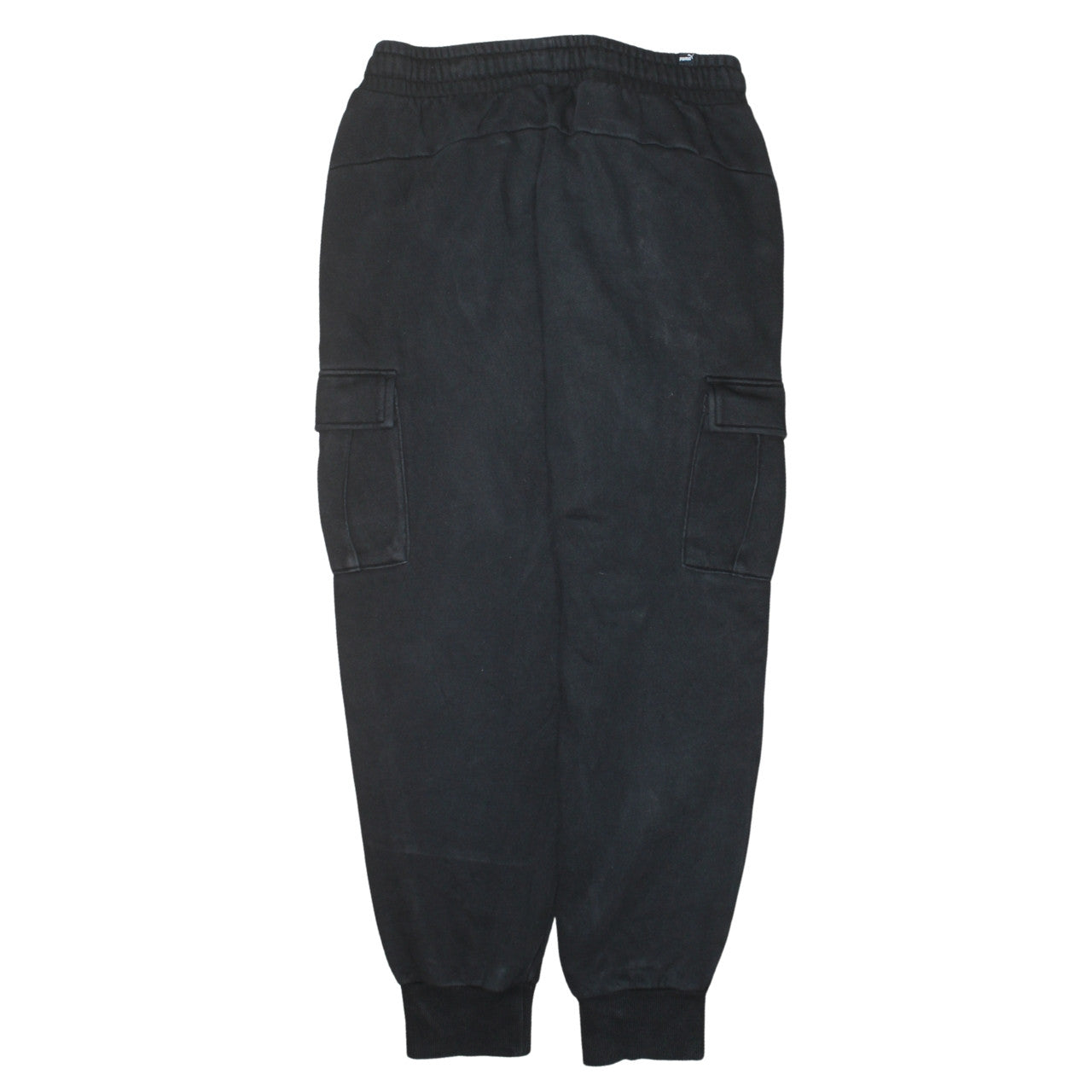 Mens UK Size M PUMA Regular Fit Cargo Black Trousers