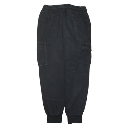 Mens UK Size M PUMA Regular Fit Cargo Black Trousers