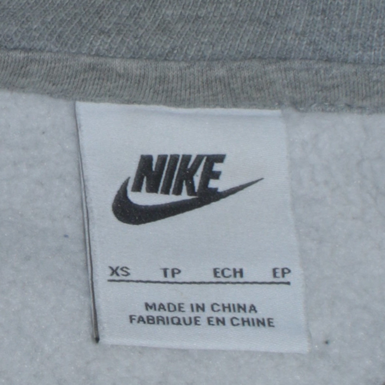 Mens UK Size XS Nike Grey Pullover Sweatshirt