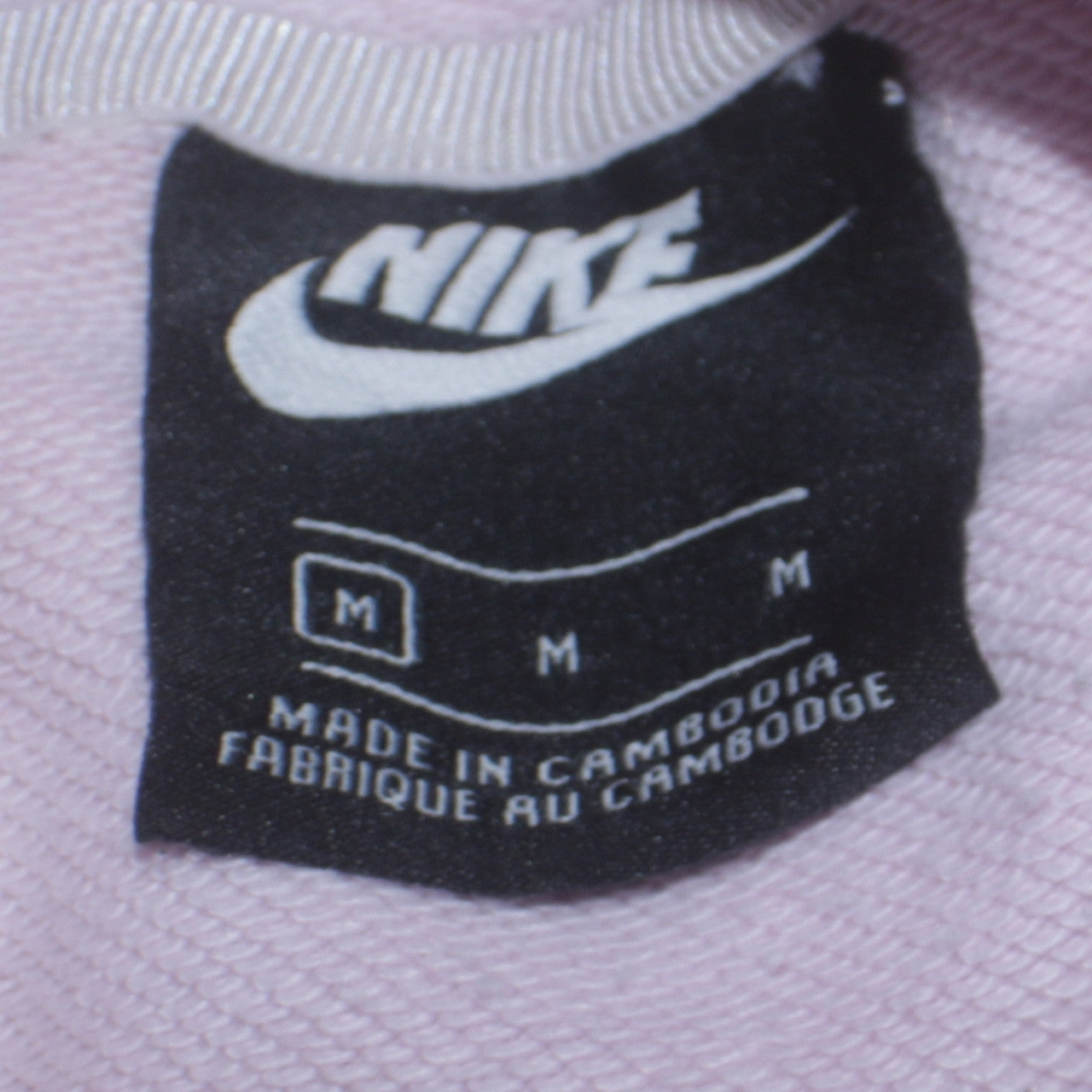 Womens UK Size M Nike Pink Pullover Hoodie