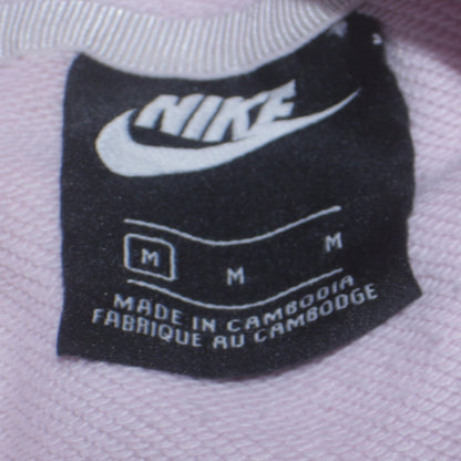 Womens UK Size M Nike Pink Pullover Hoodie