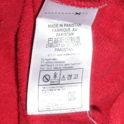 Womens UK Size S adidas Red Pullover Hoodie