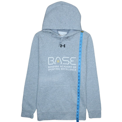 Mens UK Size S Under armour Grey Pullover Hoodie