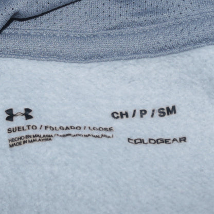 Mens UK Size S Under armour Grey Pullover Hoodie