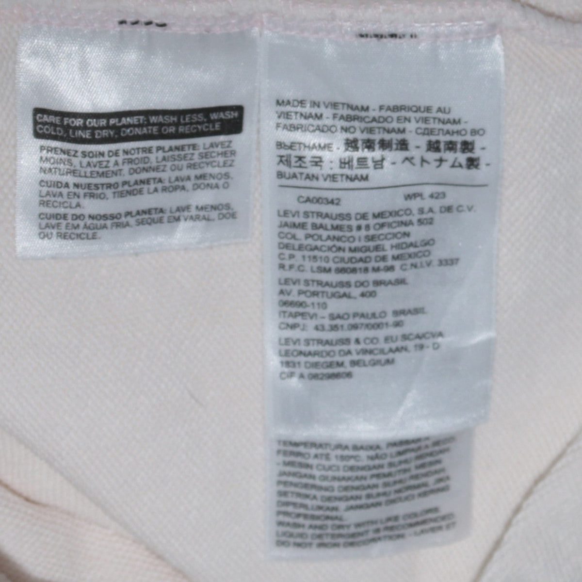 Womens UK Size M Levi's Beige Pullover Hoodie