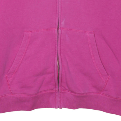 Womens UK Size S Nike Pink Full Zip Hoodie