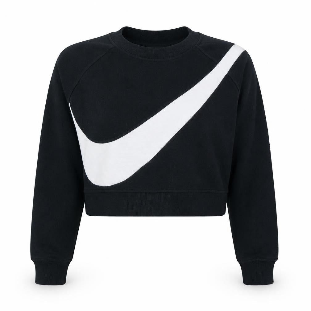 Womens UK Size M Nike Black Pullover Sweatshirt