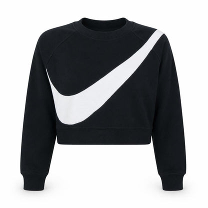Womens UK Size M Nike Black Pullover Sweatshirt