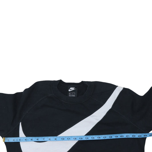 Womens UK Size M Nike Black Pullover Sweatshirt
