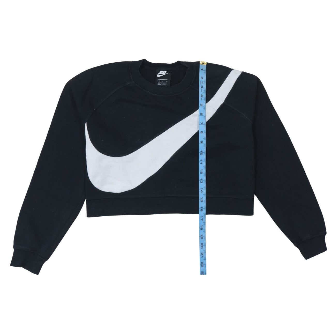 Womens UK Size M Nike Black Pullover Sweatshirt