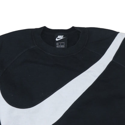 Womens UK Size M Nike Black Pullover Sweatshirt