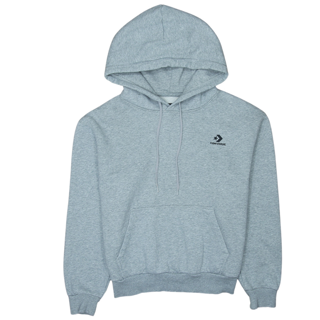 Womens UK Size M Converse Grey Pullover Hoodie