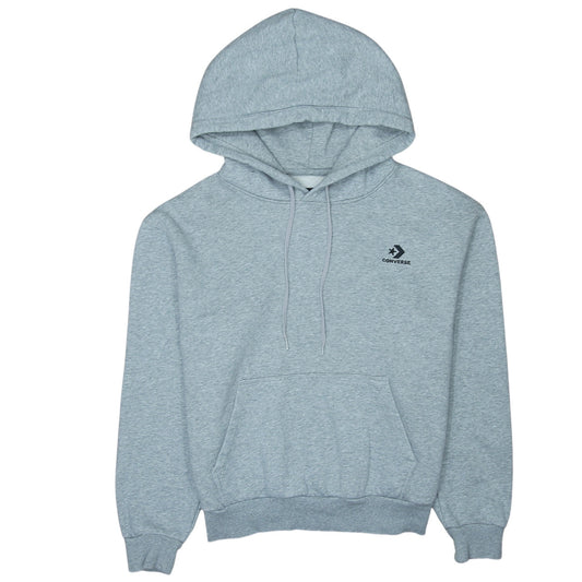 Womens UK Size M Converse Grey Pullover Hoodie