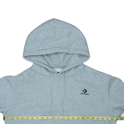 Womens UK Size M Converse Grey Pullover Hoodie