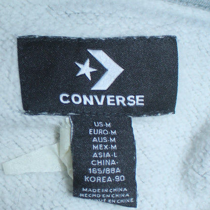 Womens UK Size M Converse Grey Pullover Hoodie