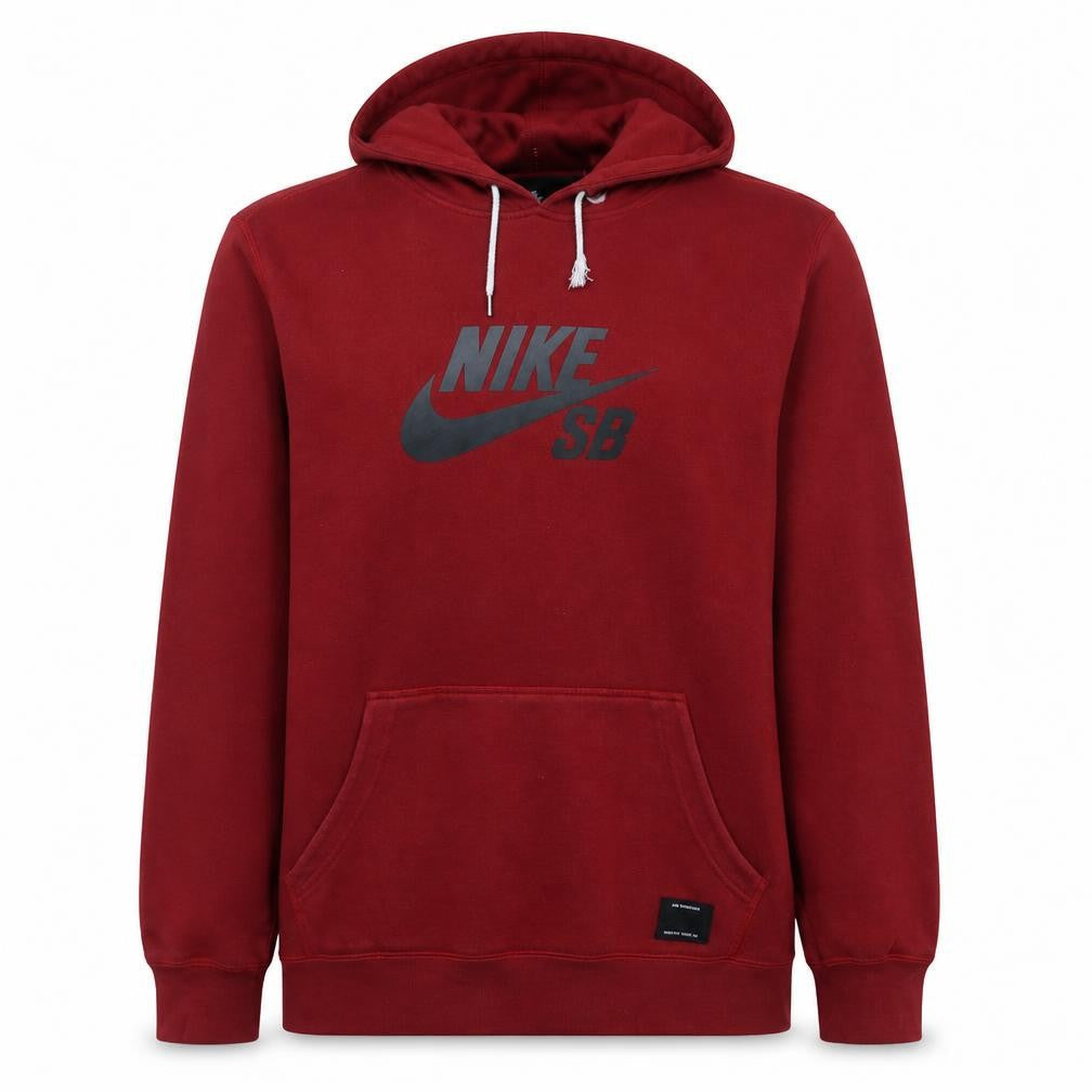 Mens UK Size M Nike Red Pullover Hoodie