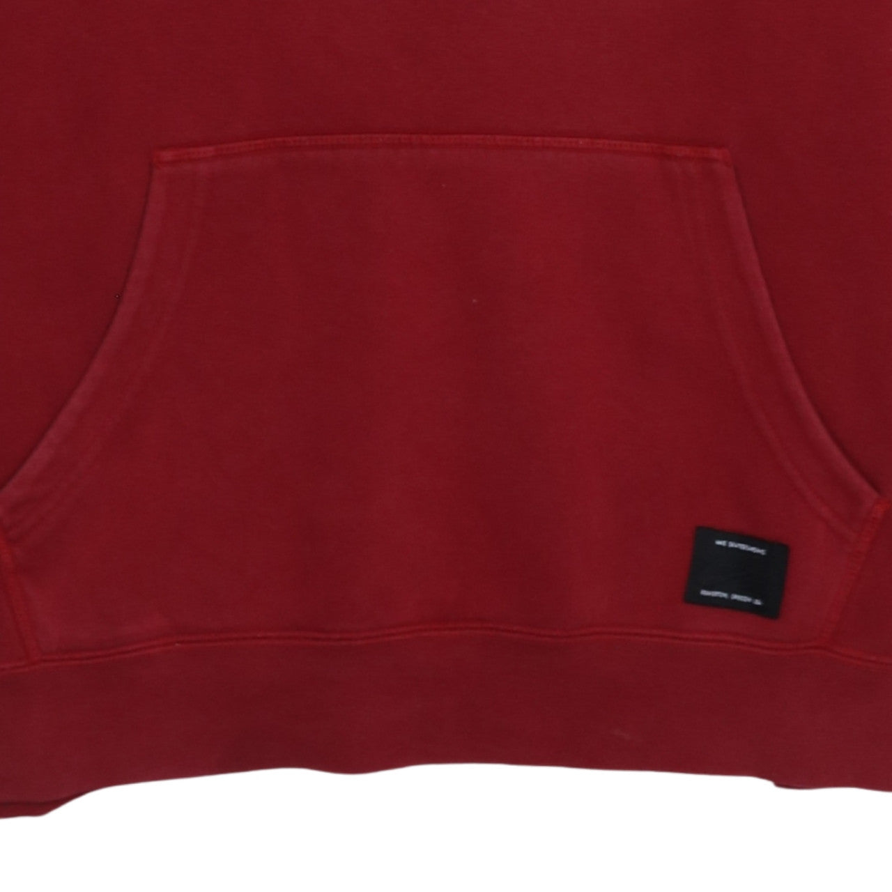 Mens UK Size M Nike Red Pullover Hoodie