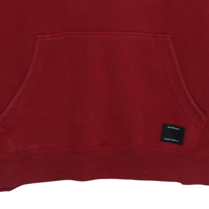 Mens UK Size M Nike Red Pullover Hoodie