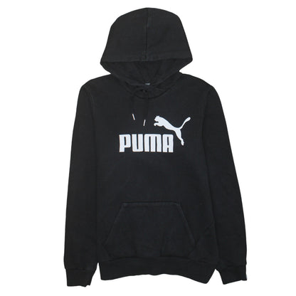 Womens UK Size 10 PUMA Black Pullover Hoodie