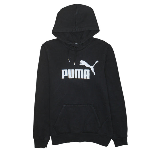 Womens UK Size 10 PUMA Black Pullover Hoodie