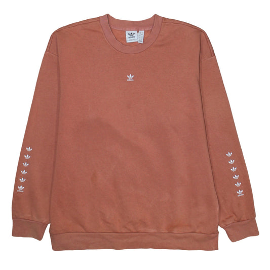 Womens UK Size 12 adidas Brown Pullover Sweatshirt