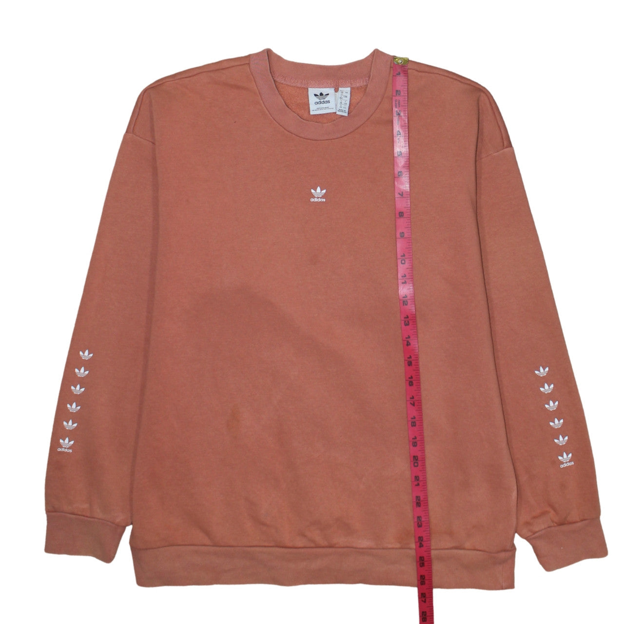 Womens UK Size 12 adidas Brown Pullover Sweatshirt