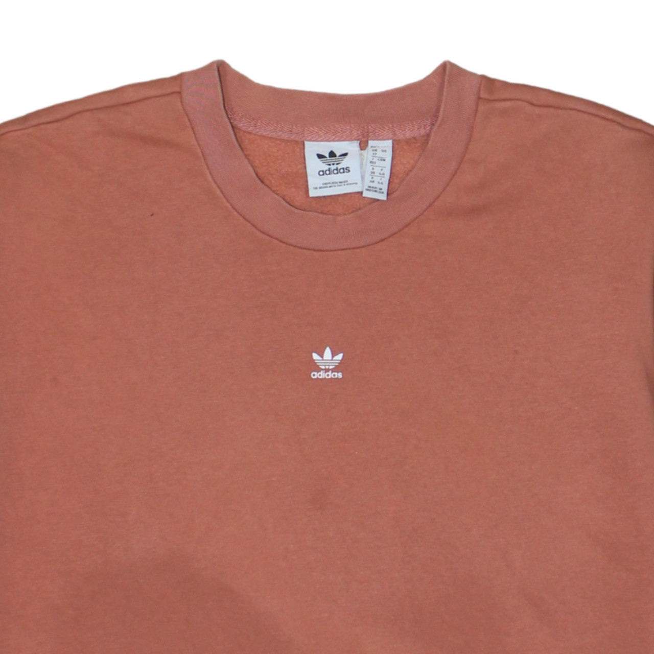 Womens UK Size 12 adidas Brown Pullover Sweatshirt