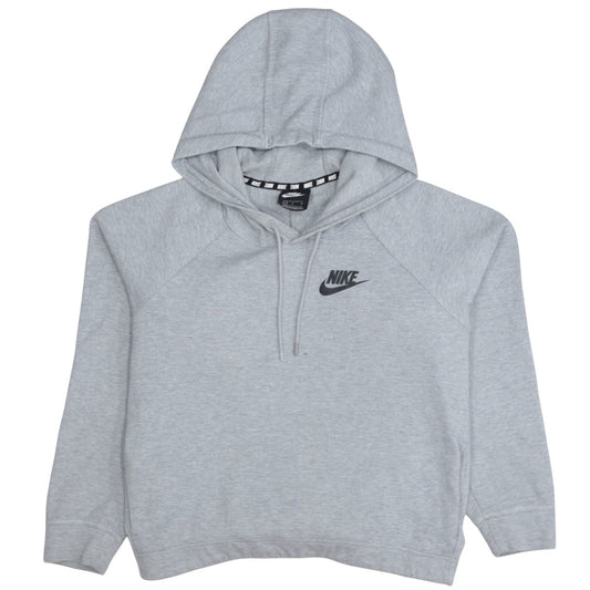 Womens UK Size L Nike Grey Pullover Hoodie