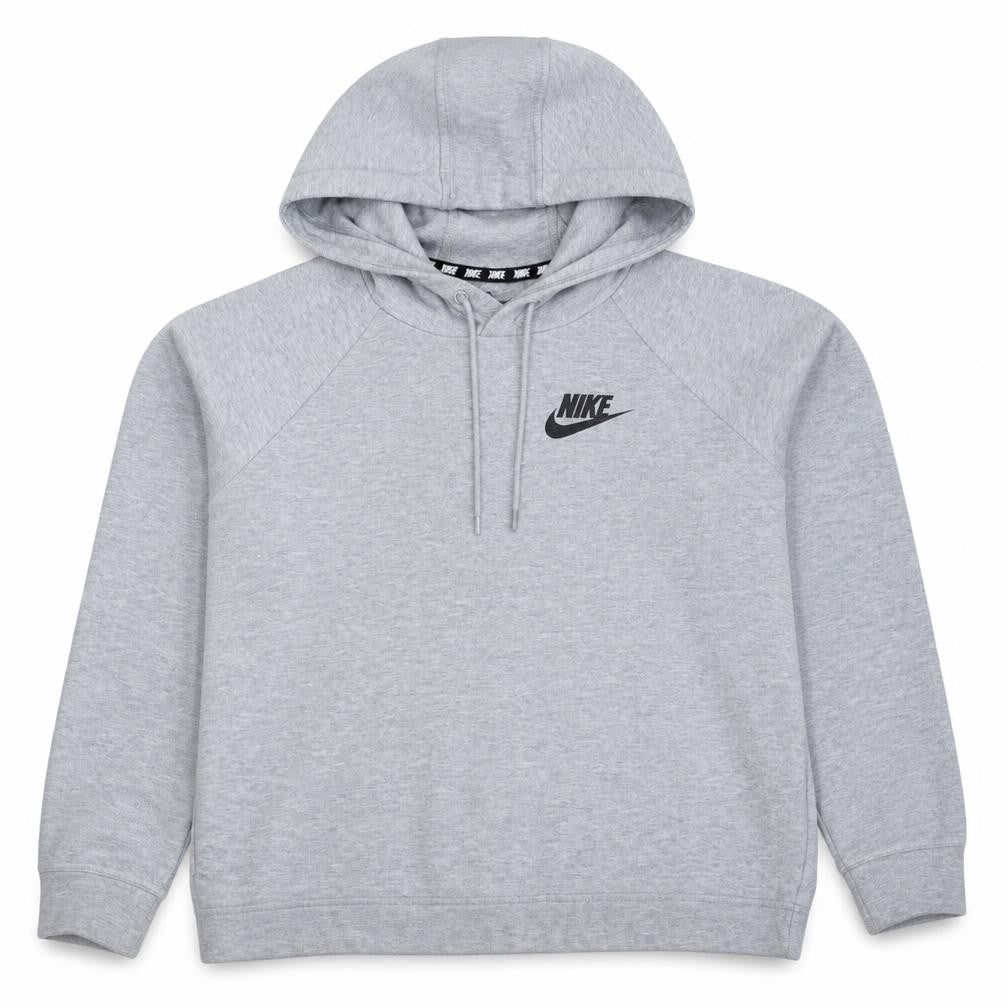 Womens UK Size L Nike Grey Pullover Hoodie