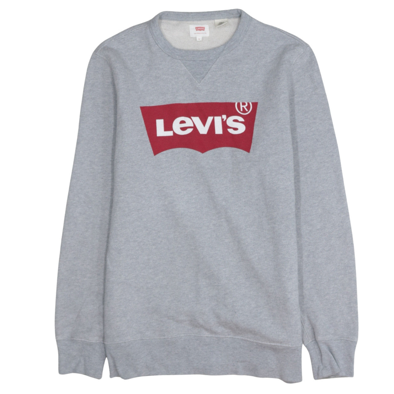 Mens UK Size S Levi's Grey Pullover Sweatshirt