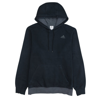 Mens UK Size M adidas Black Pullover Hoodie