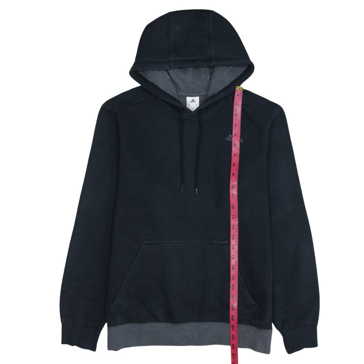 Mens UK Size M adidas Black Pullover Hoodie