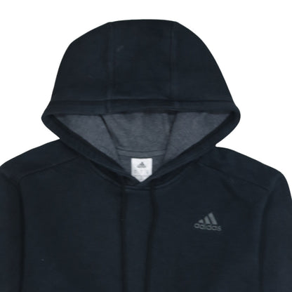 Mens UK Size M adidas Black Pullover Hoodie