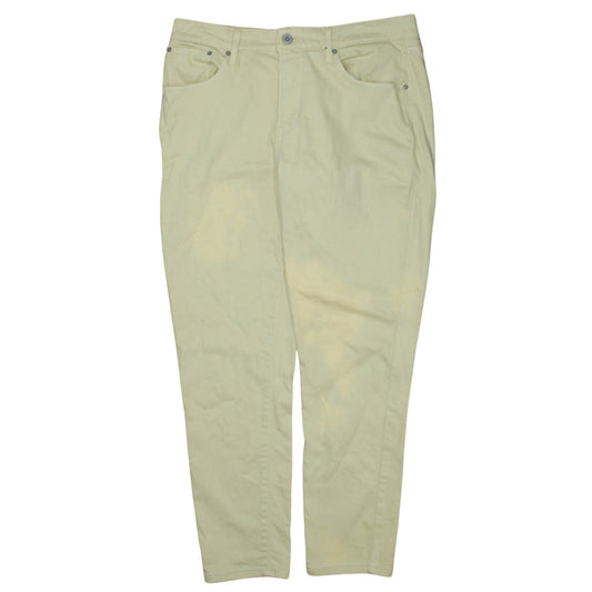 Womens UK Size 31 Levi's Regular Fit Straight Beige Jeans