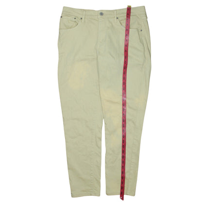 Womens UK Size 31 Levi's Regular Fit Straight Beige Jeans