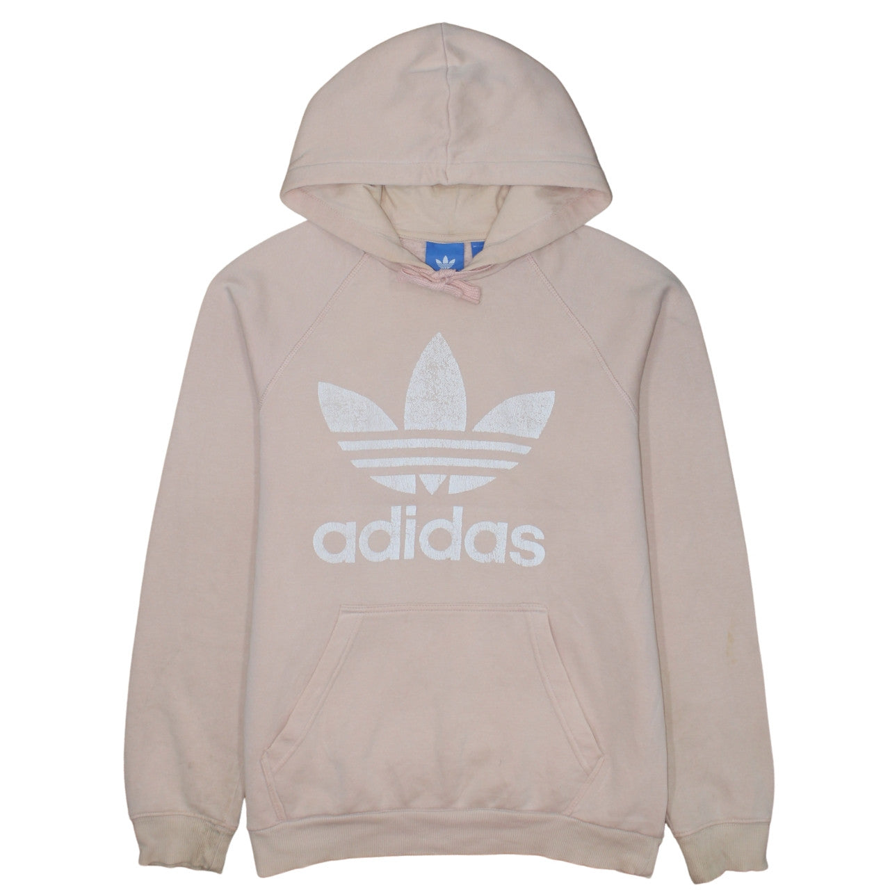 Womens UK Size M adidas Beige Pullover Hoodie