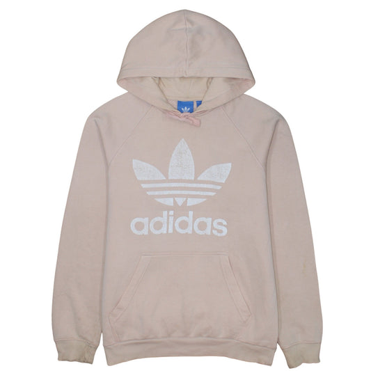 Womens UK Size M adidas Beige Pullover Hoodie