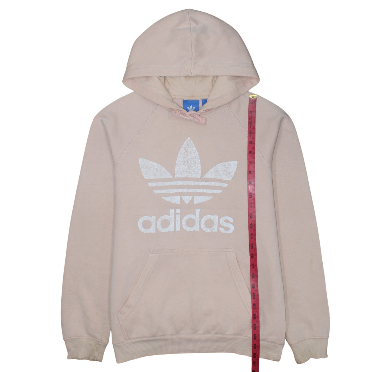 Womens UK Size M adidas Beige Pullover Hoodie