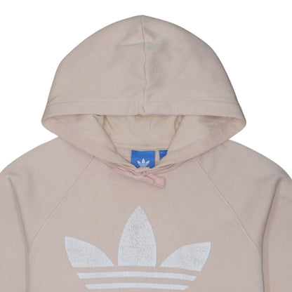 Womens UK Size M adidas Beige Pullover Hoodie