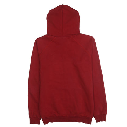 Mens UK Size L adidas Red Pullover Hoodie