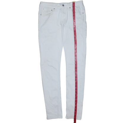 Calvin Klein Jeans Womens White Slim Fit Stretch Skinny Jeans W30 L32